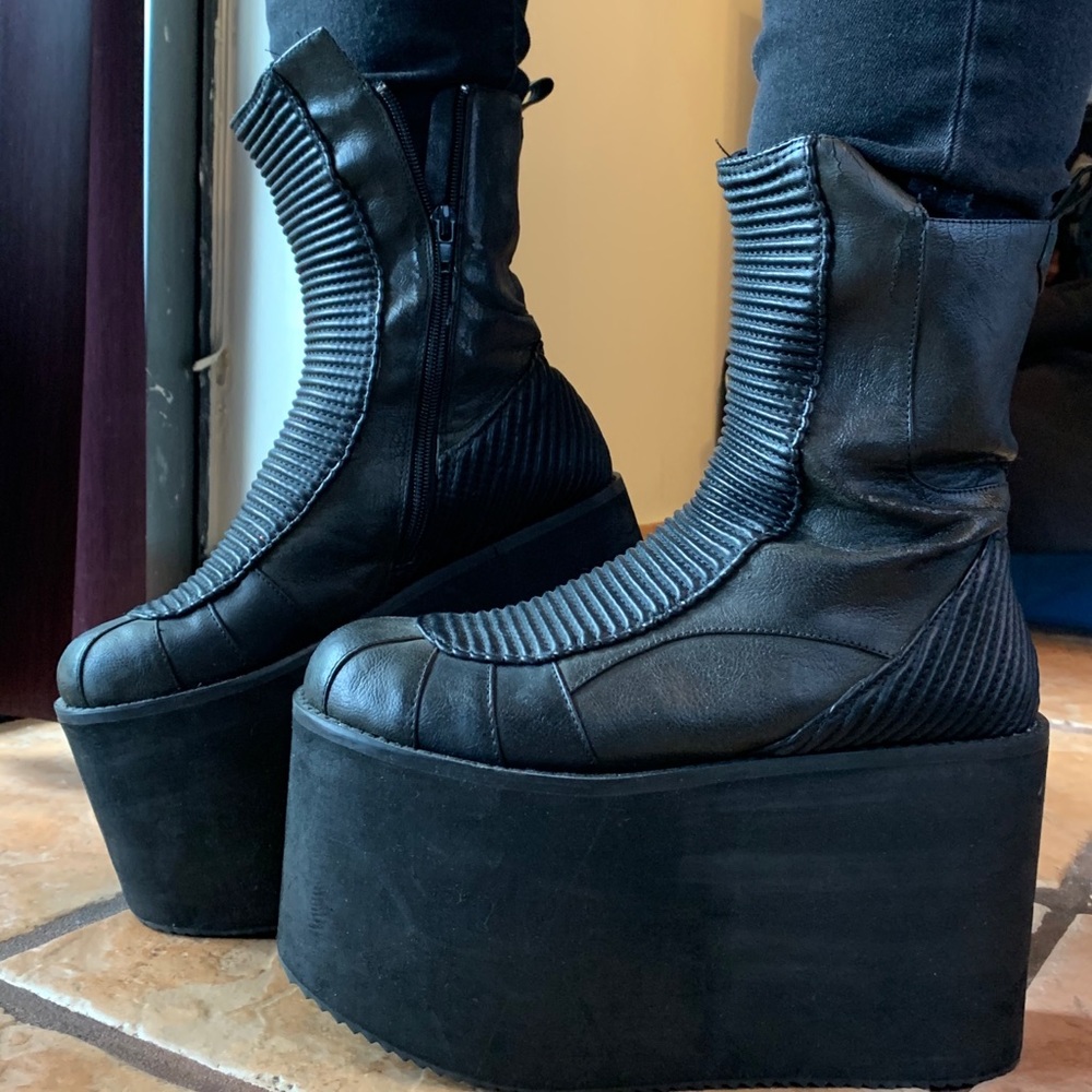 MONSTER PLATFORM BOOTS - MIDCALF